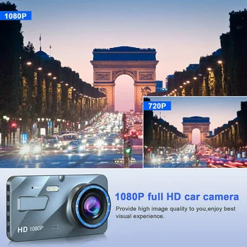 1pc/set HD Car DVR 4inch 2.5D Dual Lens Wide Angle Video Recorder Dash Cam G-Sensor 170 Degree Rear Camera 1080P Waterproof
1pc/set HD Car DVR 4inch 2.5D Dual Lens Wide Angle Video Recorder Dash Cam G-Sensor 170 Degree Rear Camera 1080P Waterproof