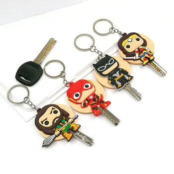 1PCS Lovely Anime Figure Justice League Key Cover Super Hero Key Chain PVC Protective Case Cap Head Cover Fashion Charms Jewelry
1PCS Lovely Anime Figure Justice League Key Cover Super Hero Key Chain PVC Protective Case Cap Head Cover Fashion Charms Jewelry
