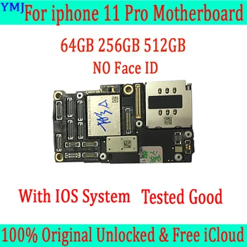 Good quality For iPhone 11 pro Motherboard Without Face ID Original Unlocked For iPhone 11pro Logic Mainboard 64GB 256GB Chips
Good quality For iPhone 11 pro Motherboard Without Face ID Original Unlocked For iPhone 11pro Logic Mainboard 64GB 256GB Chips