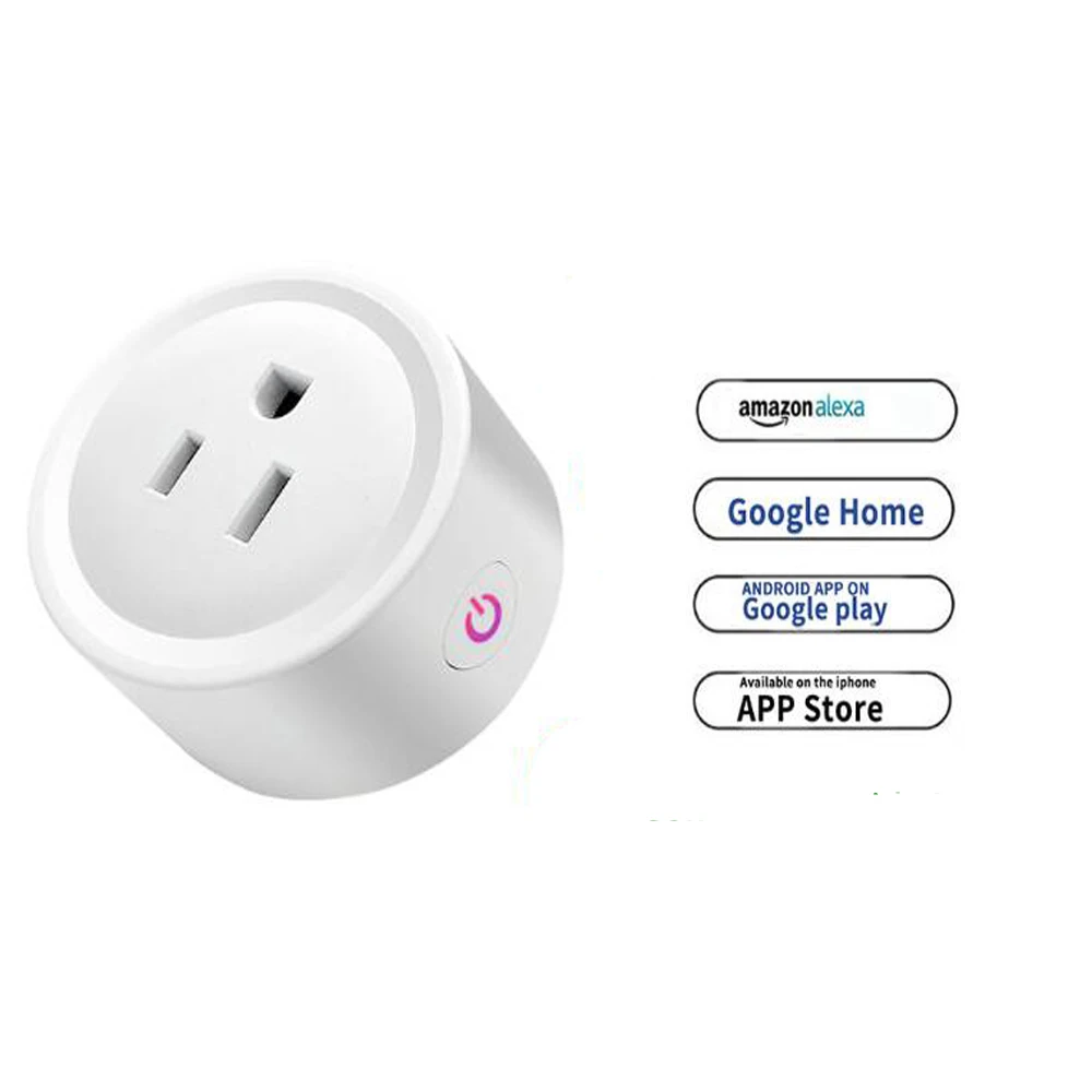 Tuya WiFi US Smart Plug 10A 110V Adapter Wireless Remote Voice Control Power Monitor Timer Socket for Google Home Alexa EU/UK
Tuya WiFi US Smart Plug 10A 110V Adapter Wireless Remote Voice Control Power Monitor Timer Socket for Google Home Alexa EU/UK