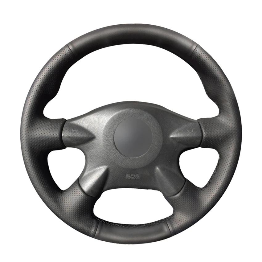 Hand-stitched Black PU Artificial Leather Steering Wheel Cover for Nissan Almera N16 Pathfinder Primera Paladin X-Trail
Hand-stitched Black PU Artificial Leather Steering Wheel Cover for Nissan Almera N16 Pathfinder Primera Paladin X-Trail