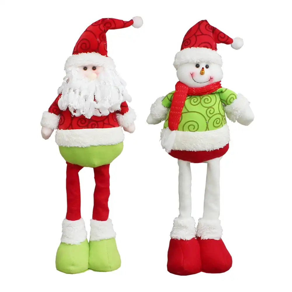 snowman elk christmas dolls kids toys office shop decorations