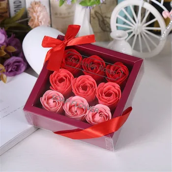 9pcs Soap flowers Hand-made rose Manufacturers direct soap flower gift box Romantic and creative birthday gift 
9pcs Soap flowers Hand-made rose Manufacturers direct soap flower gift box Romantic and creative birthday gift