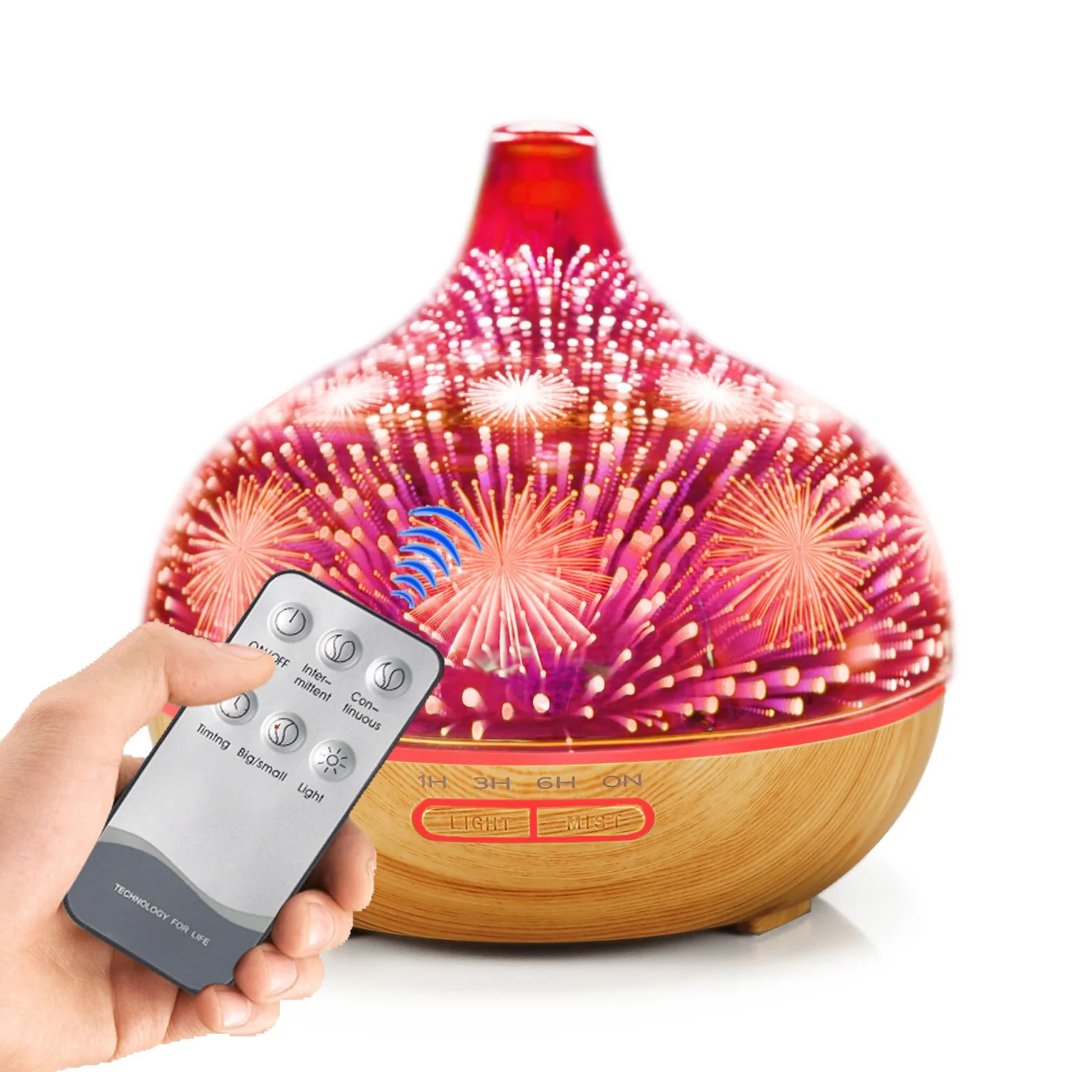 400ml Aromatherapy Machine Humidifier 3D Color Fireworks Aromatherapy Night Light Glass Home Ultrasonic Essential Oil Spreader
400ml Aromatherapy Machine Humidifier 3D Color Fireworks Aromatherapy Night Light Glass Home Ultrasonic Essential Oil Spreader