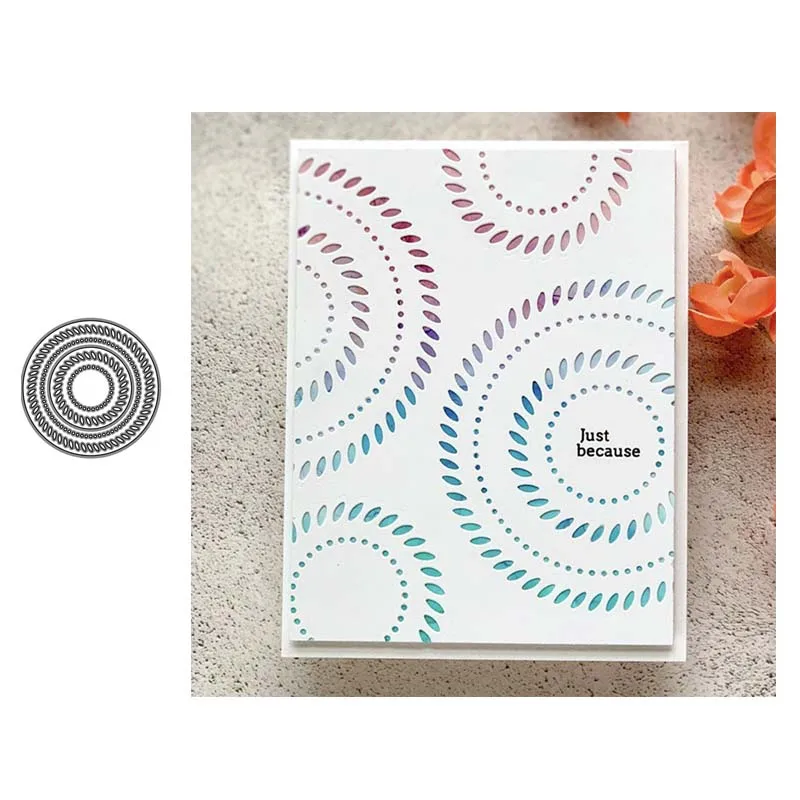 Circle Metal cutting dies Scrapbooking craft Die cuts paper art card making emboss stencil
Circle Metal cutting dies Scrapbooking craft Die cuts paper art card making emboss stencil
