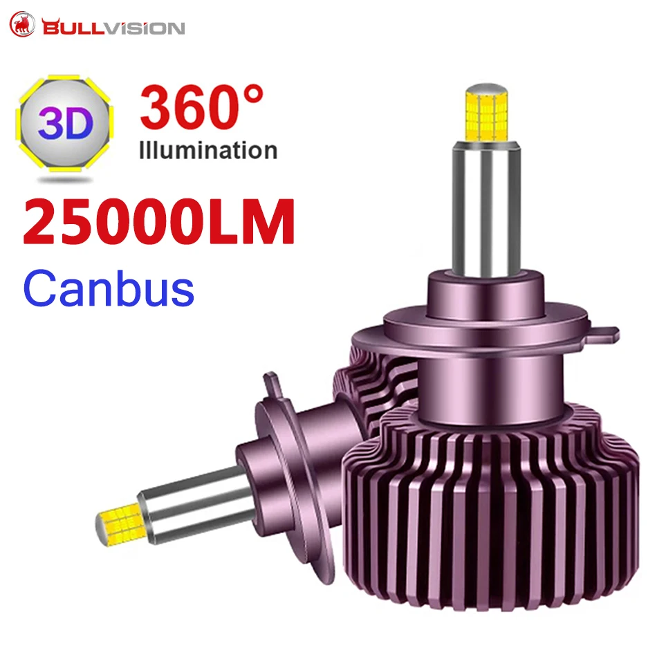 H1 H7 LED Canbus HB3 9005 HB4 led H11 9006 9012 HIR2 Лампы для автомобильных фар диодные