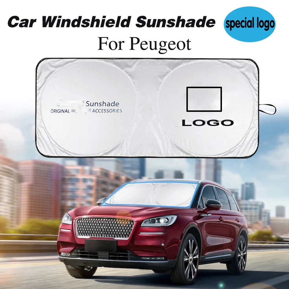 Car Windshield Sunshade Cover Logo for Peugeot Auto Sun Shade Protector Emblem Parasol Coche Front Window Sunlight Blind Summer
Car Windshield Sunshade Cover Logo for Peugeot Auto Sun Shade Protector Emblem Parasol Coche Front Window Sunlight Blind Summer