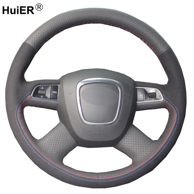 Car Steering Wheel Cover DIY Volant Leather Suede For Audi A3 A4 (B8) A6 (C6) A8 A8 L Q5 Q7 2007-2009 2010 2011 S8 2008-2009
Car Steering Wheel Cover DIY Volant Leather Suede For Audi A3 A4 (B8) A6 (C6) A8 A8 L Q5 Q7 2007-2009 2010 2011 S8 2008-2009