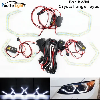 For BWM F30 F31 F32 E46 M3 M4 M2 F10 E90 E91 E92 F35 F36 F22 E81 E82 E83 2 3 4 5 Series Crystal angel eyes Halo car accessories 
For BWM F30 F31 F32 E46 M3 M4 M2 F10 E90 E91 E92 F35 F36 F22 E81 E82 E83 2 3 4 5 Series Crystal angel eyes Halo car accessories