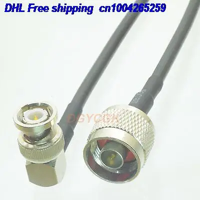DHL 50pcs BNC male plug right angle to N male straight RG58 Jumper pigtail 8" cable 22j
DHL 50pcs BNC male plug right angle to N male straight RG58 Jumper pigtail 8" cable 22j