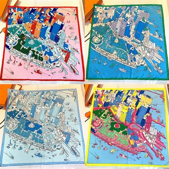 Designer Brand Luxury Women Prosperous City Architecture Ladies Twill Square Scarf Turban Shawl bohemian Beach Towel Scarves
Designer Brand Luxury Women Prosperous City Architecture Ladies Twill Square Scarf Turban Shawl bohemian Beach Towel Scarves