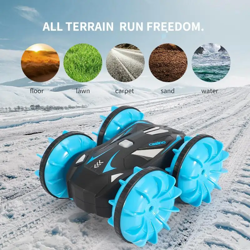 RCtown D878 1:20 2.4G RC Stunt Car Land Water Double Side Remote Control Vehicle Toy Waterproof Remote Control Stunt Car Toy
RCtown D878 1:20 2.4G RC Stunt Car Land Water Double Side Remote Control Vehicle Toy Waterproof Remote Control Stunt Car Toy