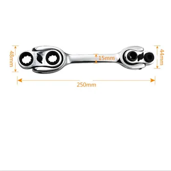Multi-function Ratchet Adjustable Spanner Double Head Positive Negative Manual Fast 34 in 1 Multi-specification Socket Wrench
Multi-function Ratchet Adjustable Spanner Double Head Positive Negative Manual Fast 34 in 1 Multi-specification Socket Wrench
