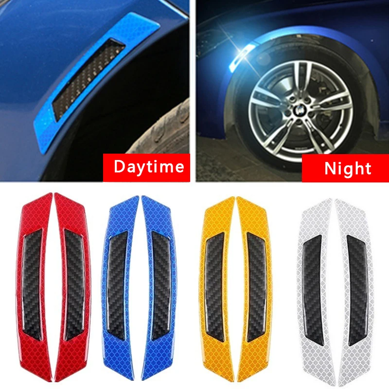 2PCS Car Luminous Sticker Cover Scratches Anti-collision Reflective Strips Wheel Eyebrow Sticker Decoration Exterior Accessories
2PCS Car Luminous Sticker Cover Scratches Anti-collision Reflective Strips Wheel Eyebrow Sticker Decoration Exterior Accessories