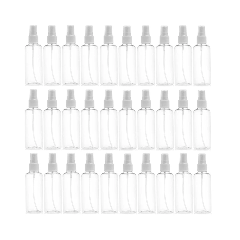 30Pcs Transparent Empty Spray Bottles 100Ml Plastic Mini Refillable Container Empty Cosmetic Containers
30Pcs Transparent Empty Spray Bottles 100Ml Plastic Mini Refillable Container Empty Cosmetic Containers