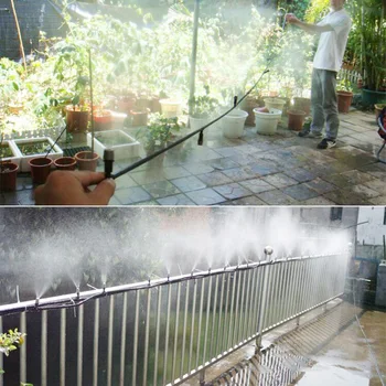 10M Greenhouse Atomizing Nozzle Garden Tools Single Outlet For Landscape Built-in Filter Detachable Irrigation Kit Easy Install
10M Greenhouse Atomizing Nozzle Garden Tools Single Outlet For Landscape Built-in Filter Detachable Irrigation Kit Easy Install