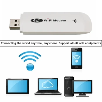 

3G/4G LTE USB Modem Network Adapter With WiFi Hotspot SIM Card 4G Wireless Wi-Fi Router For Win XP Vista 7/10 Mac 10.4 IOS