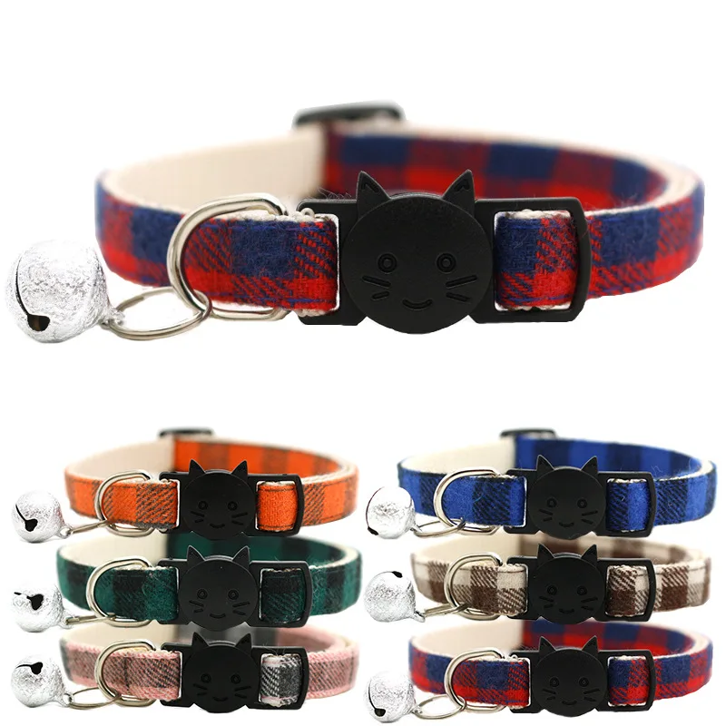 Breakaway Cat Collars with Bell Safety Buckle Plaid Patterns Mixed Colors Adjustable Kitten Collars from 7.8-11.8 Inch
Breakaway Cat Collars with Bell Safety Buckle Plaid Patterns Mixed Colors Adjustable Kitten Collars from 7.8-11.8 Inch