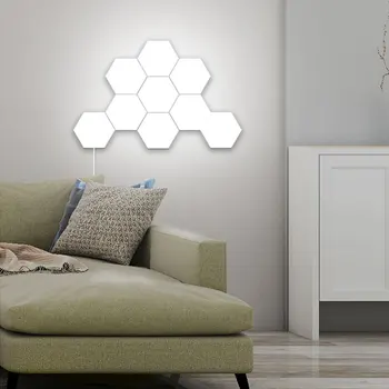 Modern PC Quantum Lamp Hexagonal Lamps Living Room Bedroom Modular Magnetic Hexagons Creative 12/16/22W White LED Night Light
Modern PC Quantum Lamp Hexagonal Lamps Living Room Bedroom Modular Magnetic Hexagons Creative 12/16/22W White LED Night Light