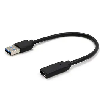 USB3.1 Type C Female to USB 3.0 A Male Data Adapter for Tablet / Mobile Phone
USB3.1 Type C Female to USB 3.0 A Male Data Adapter for Tablet / Mobile Phone