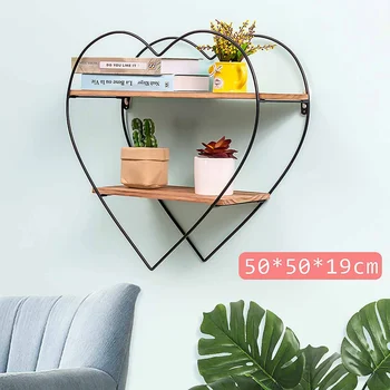 50x50x19cm Heart-shaped Shelf Storage Iron Art Wooden Retro Wall Bookcase Cabinet Door Coat Hanger Storage Rack Organizer
50x50x19cm Heart-shaped Shelf Storage Iron Art Wooden Retro Wall Bookcase Cabinet Door Coat Hanger Storage Rack Organizer