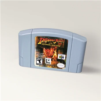 Indiana Jones and the Infernal Machine For 64 Bit Game Cartridge USA Version NTSC Format
Indiana Jones and the Infernal Machine For 64 Bit Game Cartridge USA Version NTSC Format