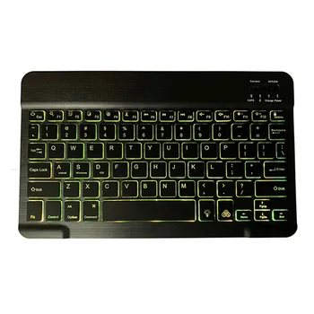 Portable Wireless Bluetooth Colors Backlit Keyboard with Built in Rechargeable Battery Function with 7-Color Backlight
Portable Wireless Bluetooth Colors Backlit Keyboard with Built in Rechargeable Battery Function with 7-Color Backlight