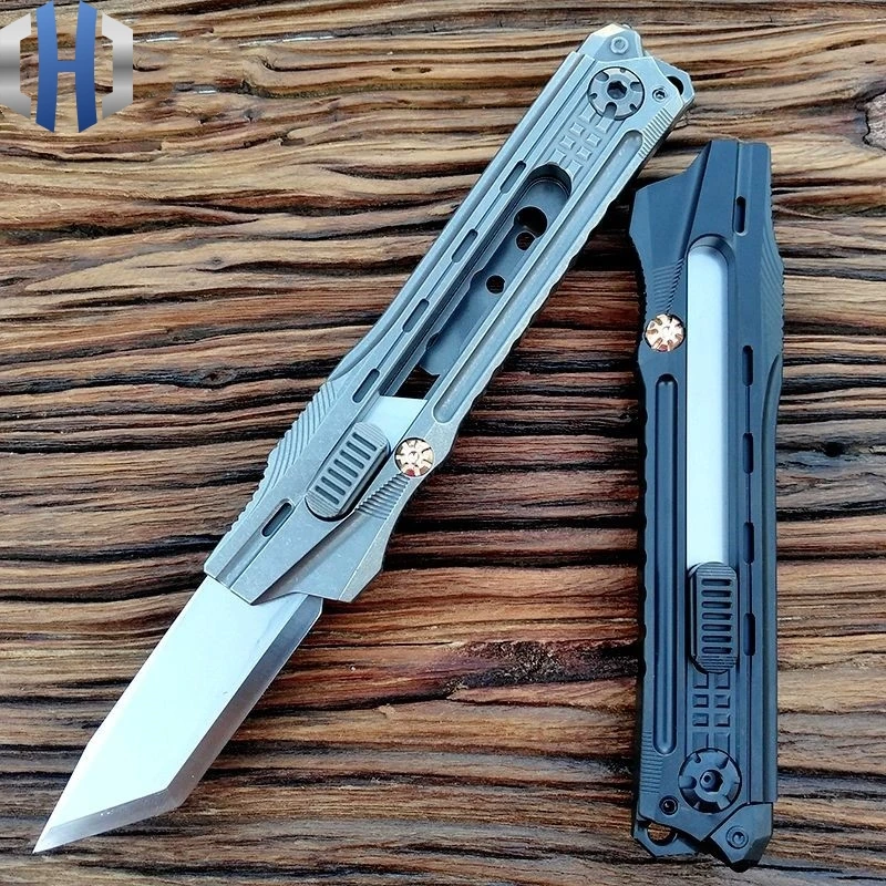 2.0 Titanium Alloy Utility Knife Multifunctional EDC Thickened Heavy-duty Box Cutter Outdoor Portable Paper Cutter
2.0 Titanium Alloy Utility Knife Multifunctional EDC Thickened Heavy-duty Box Cutter Outdoor Portable Paper Cutter