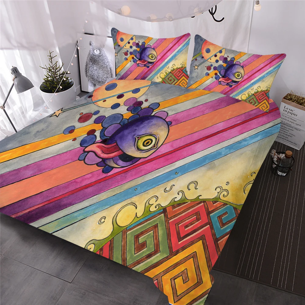 Psychedelic 3D Printed Duvet Cover With Pillowcase Chicken Eye Skull Bedding Set Fantastic Abstract Art Teen Bedlinen
Psychedelic 3D Printed Duvet Cover With Pillowcase Chicken Eye Skull Bedding Set Fantastic Abstract Art Teen Bedlinen