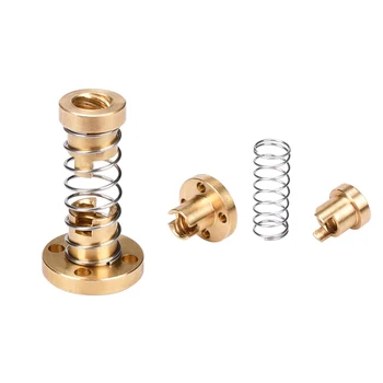 T8 Anti Backlash Spring Loaded Nut Elimination Gap Nut 8MM/2MM/4MM Threaded Rod T8 Lead Screws DIY CNC 3D Printer Parts
T8 Anti Backlash Spring Loaded Nut Elimination Gap Nut 8MM/2MM/4MM Threaded Rod T8 Lead Screws DIY CNC 3D Printer Parts