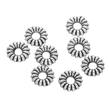 Beads For Jewelry Making Zinc Alloy DIY Handmade Ancient Silver Flower Bracelet Large Hole Loose Beads Jewelry Accessories
Beads For Jewelry Making Zinc Alloy DIY Handmade Ancient Silver Flower Bracelet Large Hole Loose Beads Jewelry Accessories