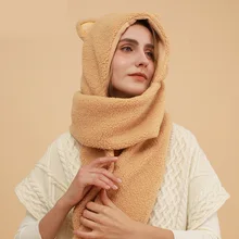Winter Warm 3-in-1 Multi-Functional Cartoon Plush Hat Scarf Gloves Combo for Women Girls Designer Cute Bear Earflap Hood Scarves
Winter Warm 3-in-1 Multi-Functional Cartoon Plush Hat Scarf Gloves Combo for Women Girls Designer Cute Bear Earflap Hood Scarves
