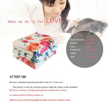 Printede Electric Blanket Thicker Heater Double Electric Heating Body Warmer Heated Blanket Thermostat Electric Heating Blanket
Printede Electric Blanket Thicker Heater Double Electric Heating Body Warmer Heated Blanket Thermostat Electric Heating Blanket