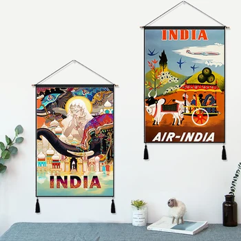 Visit India Travel Vintage Hanging Cloth Cotton Line Painting Poster Home Decor Wall Hanging Tapestry Gift
Visit India Travel Vintage Hanging Cloth Cotton Line Painting Poster Home Decor Wall Hanging Tapestry Gift