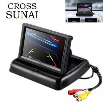 4.3 Inch Car Rearview Front Camera Monitor TFT LCD Foldable Monitor Auto Display Rear View Reverse Camera for NTSC PAL
4.3 Inch Car Rearview Front Camera Monitor TFT LCD Foldable Monitor Auto Display Rear View Reverse Camera for NTSC PAL