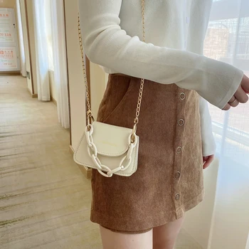 Women Mini Crossbody Bag Acrylic Chain Lady Travel Tote Purse PU Shoulder Pouch Youth Ladies Simple Versatile Bag
Women Mini Crossbody Bag Acrylic Chain Lady Travel Tote Purse PU Shoulder Pouch Youth Ladies Simple Versatile Bag