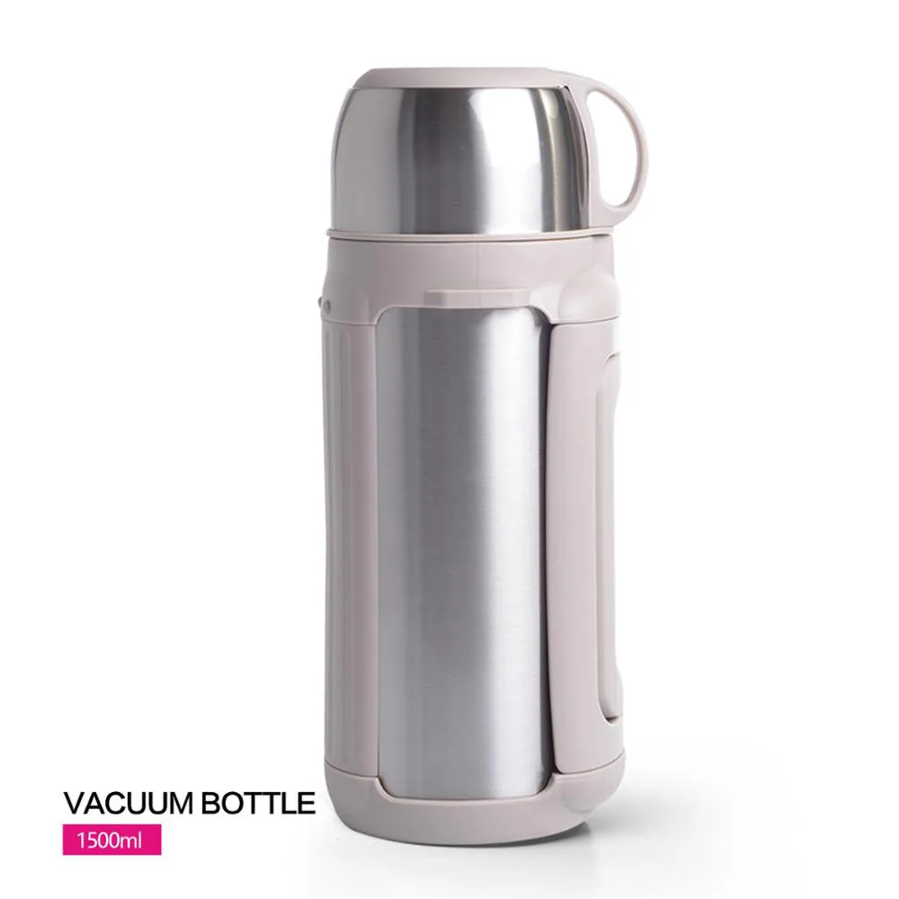1500ML Double Wall Stainless Steel Vacuum Flask High Strength Outdoor Thermos, Portable Insulating Cup
1500ML Double Wall Stainless Steel Vacuum Flask High Strength Outdoor Thermos, Portable Insulating Cup