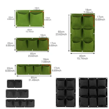 Pocket flowers bags Wall Hanging Planting Bags Gardening Plant Grow Pot Planter vegetables Home Garden Tool
Pocket flowers bags Wall Hanging Planting Bags Gardening Plant Grow Pot Planter vegetables Home Garden Tool