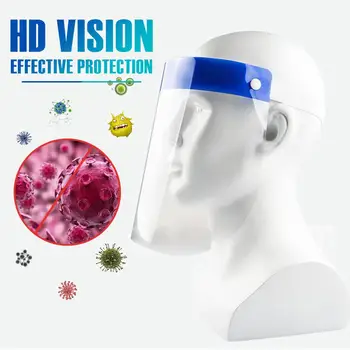 Adjustable Transparent Protective Face Shield Mask Dust-Proof Oil-Proof Anti-Splash Face Protection Mask Hat Face Shield
Adjustable Transparent Protective Face Shield Mask Dust-Proof Oil-Proof Anti-Splash Face Protection Mask Hat Face Shield