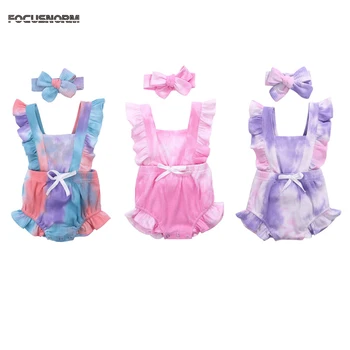 FOCUSNORM 0-24M Toddler Boys Girls Tie-Dye Rompers Headband Ruffles Short Sleeve Printed Backless Jumpsuits 3 Colors
FOCUSNORM 0-24M Toddler Boys Girls Tie-Dye Rompers Headband Ruffles Short Sleeve Printed Backless Jumpsuits 3 Colors