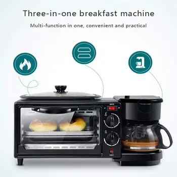Multi-functional Fully automatic household coffee machine electrical bread breakfast machine 3 in 1 maker bake oven fried egg
Multi-functional Fully automatic household coffee machine electrical bread breakfast machine 3 in 1 maker bake oven fried egg