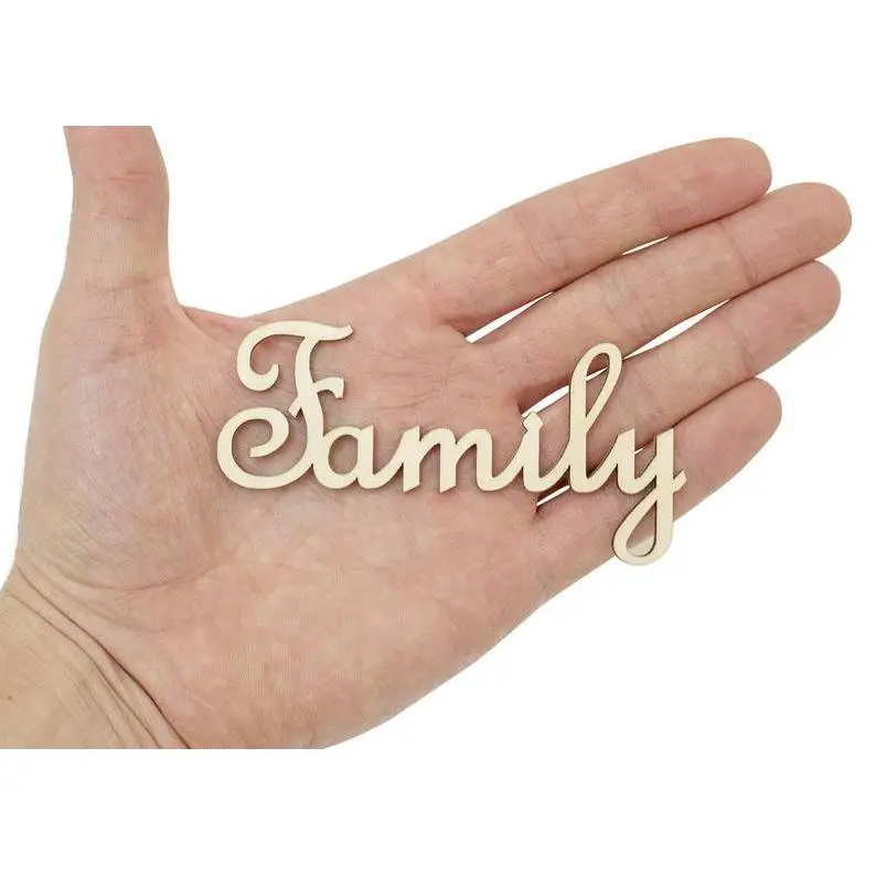 5x Wooden Family Words Script (10cm) Shapes Cut Out Art Projects Craft Decoration Gift Decoupage Laser Cut 0701
5x Wooden Family Words Script (10cm) Shapes Cut Out Art Projects Craft Decoration Gift Decoupage Laser Cut 0701