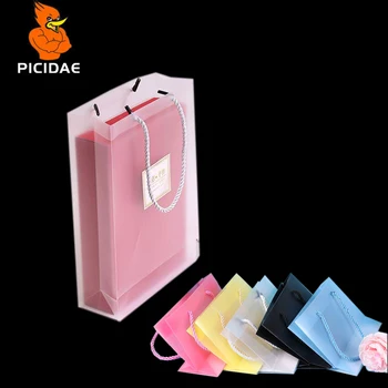 PP Frosted Translucent Pvc Hand Hard Tote Bag Plastic Packing Box ECO Custom LOGO Color Shopping Cosmetic Clothing Store Gift
PP Frosted Translucent Pvc Hand Hard Tote Bag Plastic Packing Box ECO Custom LOGO Color Shopping Cosmetic Clothing Store Gift
