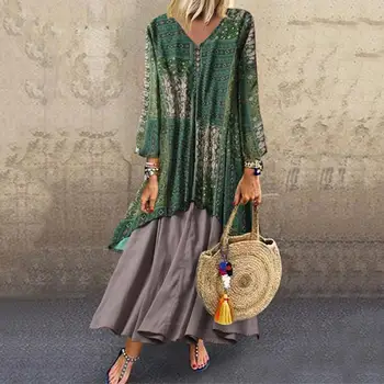 Women Summer Dress Plus Size Print Daily Casual Sleeveless Vintage Bohemian V Neck Maxi Dress Fashion Floral Print Maxi Dress
Women Summer Dress Plus Size Print Daily Casual Sleeveless Vintage Bohemian V Neck Maxi Dress Fashion Floral Print Maxi Dress