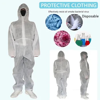 Hooded Design Protective Suit Disposable Protective Clothing Anti-Dust Isolation One-piece Isolation Clothing куртка женская#GH
Hooded Design Protective Suit Disposable Protective Clothing Anti-Dust Isolation One-piece Isolation Clothing куртка женская#GH
