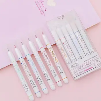 1pc Fantasy Creative Two-line Pen Key Mark Marker Three-dimensional Color Hand Pen For Writing Drawing Stationery Students Gift
1pc Fantasy Creative Two-line Pen Key Mark Marker Three-dimensional Color Hand Pen For Writing Drawing Stationery Students Gift
