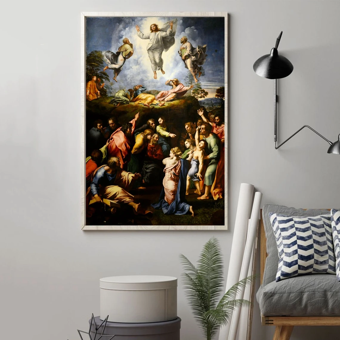The Transfiguration (1509-1511) by Raphael Masterpiece Reproduction Poster Minimalism Canvas Picture Print
The Transfiguration (1509-1511) by Raphael Masterpiece Reproduction Poster Minimalism Canvas Picture Print