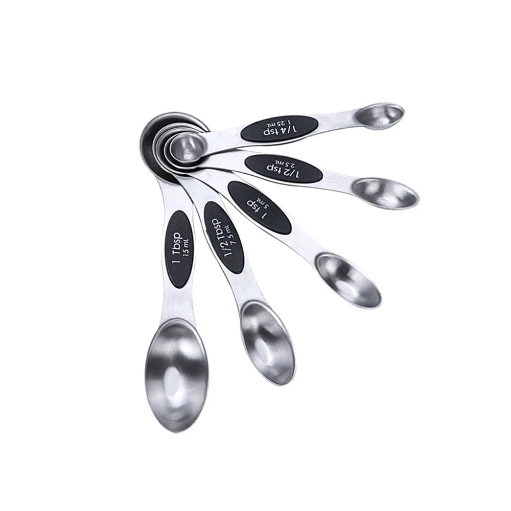 5pcs/set Magnetic Measuring Spoons with Double Ends Stainless Steel Measuring Spoons Teaspoon Tablespoon Measuring Spoon
5pcs/set Magnetic Measuring Spoons with Double Ends Stainless Steel Measuring Spoons Teaspoon Tablespoon Measuring Spoon