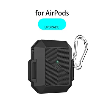 Portable Wear on Wrist or Arm Military-Grade Drop-Resistant Design Protective Case for AirPods 2 1 cover with Keychain Hook
Portable Wear on Wrist or Arm Military-Grade Drop-Resistant Design Protective Case for AirPods 2 1 cover with Keychain Hook
