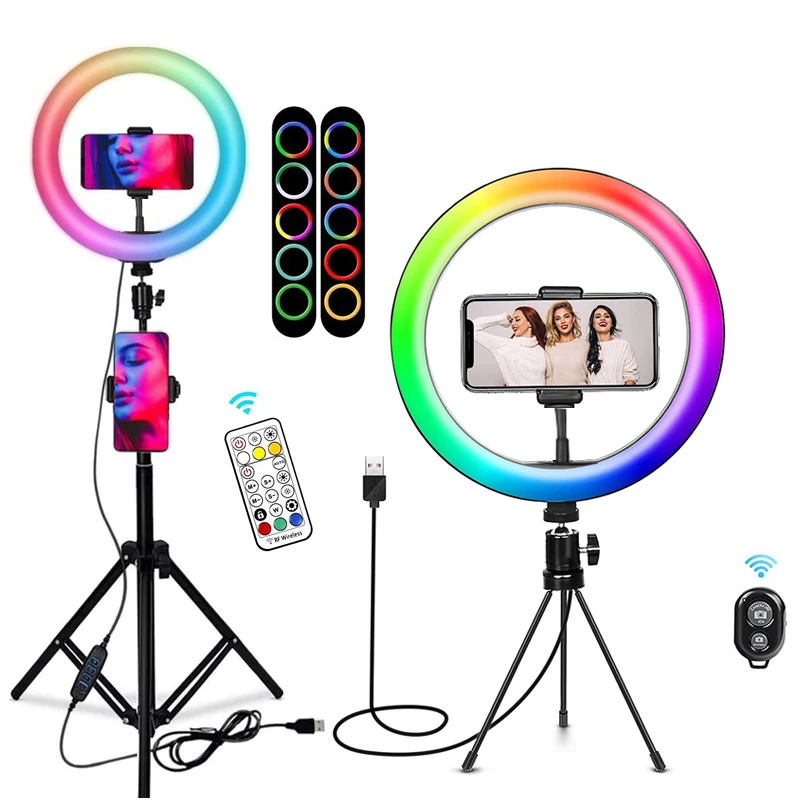Dimmable LED Selfie Ring Light Phone Camera with Adjustable Tripod Stand Desk Makeup Ringlight Phone Holder Aro De Luz Ring Lamp
Dimmable LED Selfie Ring Light Phone Camera with Adjustable Tripod Stand Desk Makeup Ringlight Phone Holder Aro De Luz Ring Lamp